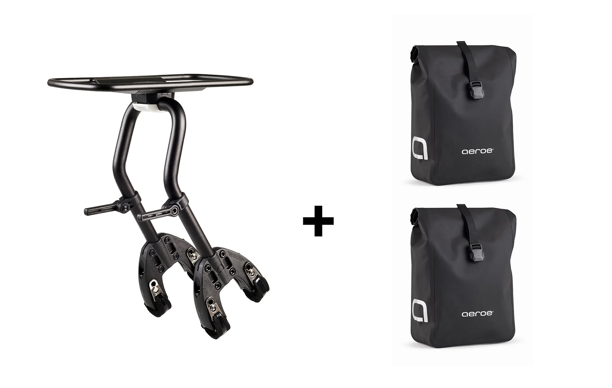 Spider Pannier Rack + Pannier Bag Essentials Bundle
